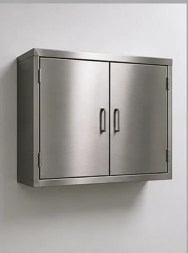 Wall-mounted stainless steel cabinet